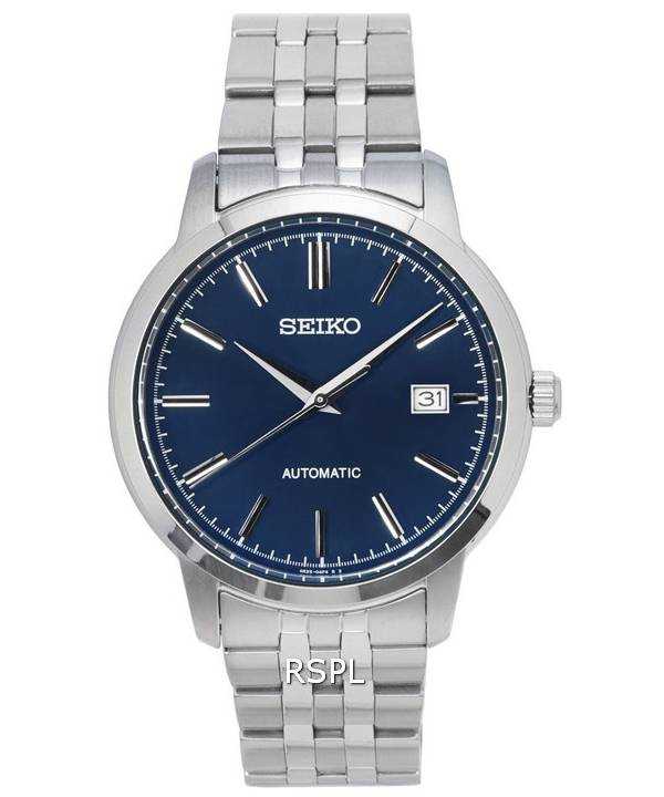 Seiko Discover More Orologio da uomo automatico con quadrante blu in acciaio inossidabile SRPH87 SRPH87K1 SRPH87K 100M