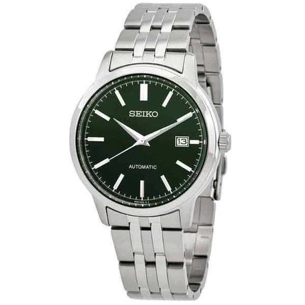 Seiko Scopri di più Orologio da uomo automatico in acciaio inossidabile con quadrante verde 23 rubini SRPH89K1 100M