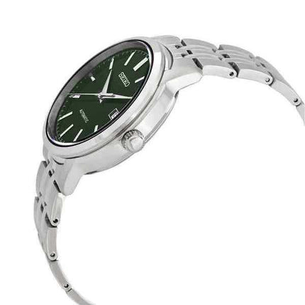 Seiko Scopri di più Orologio da uomo automatico in acciaio inossidabile con quadrante verde 23 rubini SRPH89K1 100M