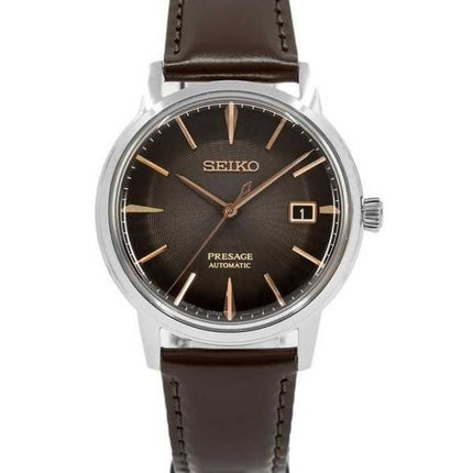 Seiko Presage Cocktail Time The Irish Coffee Charcoal Dial Automatic SRPJ17J1 orologio da uomo