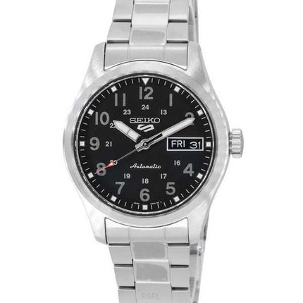 Seiko 5 Sports In The Metal Midfield Orologio da uomo con quadrante nero automatico SRPJ81K1 100M