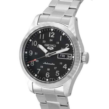 Seiko 5 Sports In The Metal Midfield Orologio da uomo con quadrante nero automatico SRPJ81K1 100M