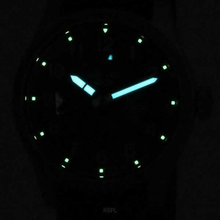 Orologio da uomo Seiko 5 Sports Green Zone Midfield quadrante nero automatico SRPJ85K1 100M