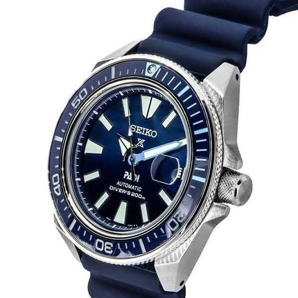 Orologio da uomo Seiko Prospex Samurai PADI Special Edition quadrante blu automatico SRPJ93K1 200M