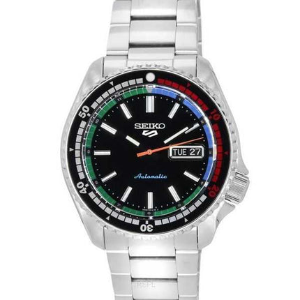 Seiko 5 Sports SKX Style The New Regatta Timer Special Edition Quadrante Nero Automatico SRPK13K1 100M Orologio da Uomo