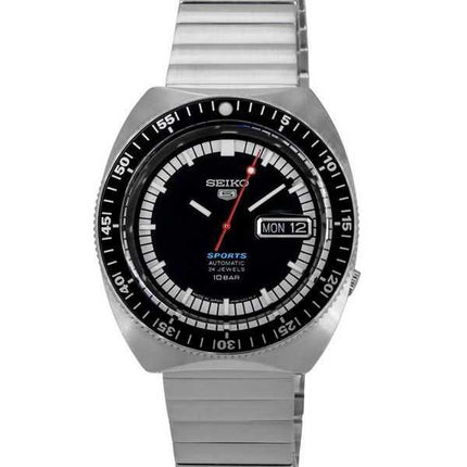 Seiko 5 Sports SKX 55th Anniversary Edizione limitata in acciaio inossidabile quadrante nero 24 gioielli Orologio automatico da