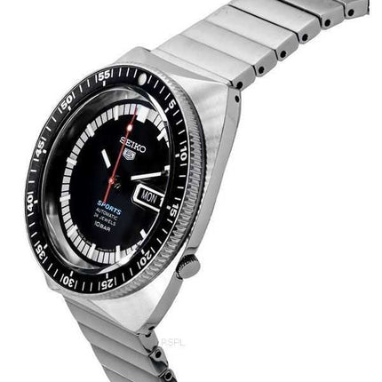 Seiko 5 Sports SKX 55th Anniversary Edizione limitata in acciaio inossidabile quadrante nero 24 gioielli Orologio automatico da