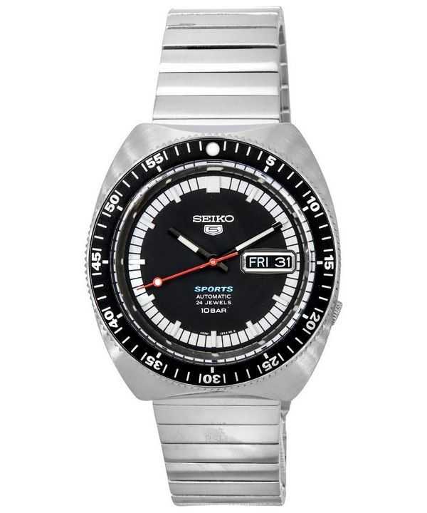 Orologio da uomo Seiko 5 Sports SKX 55th Anniversary edizione limitata quadrante nero 24 gioielli automatico SRPK17K1 100M