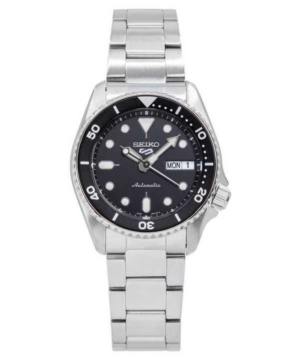 Orologio da uomo Seiko 5 Sports SKX Style Midi quadrante nero automatico SRPK29K1 100M