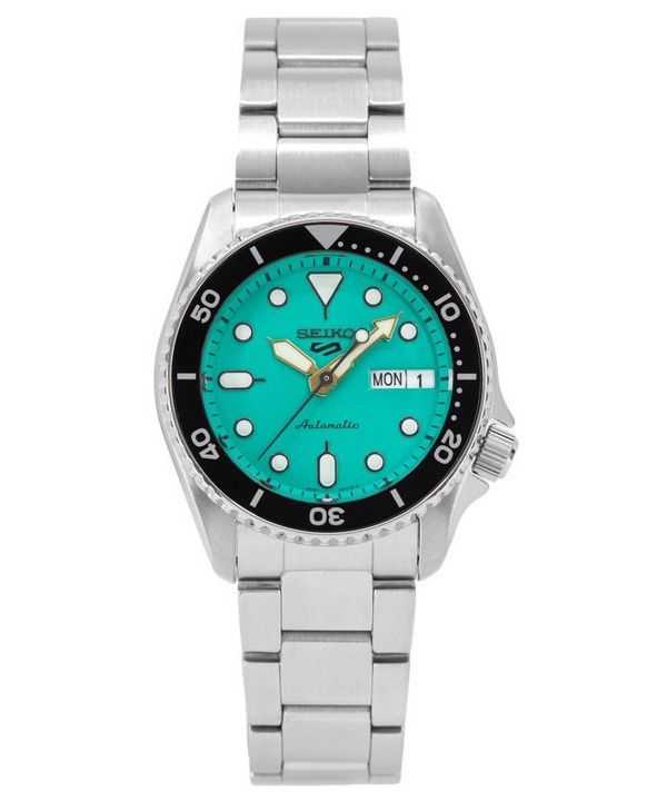 Orologio da uomo Seiko 5 Sports SKX Style Midi Teal Dial automatico SRPK33K1 100M
