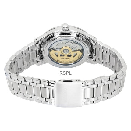 Orologio da uomo Seiko Presage Style anni '60 in acciaio inossidabile con quadrante blu automatico SRPL07J1