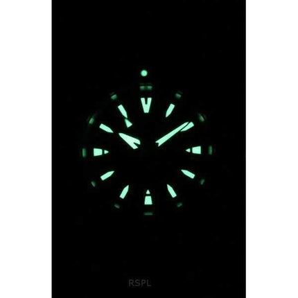 Orologio da uomo Seiko Prospex Sea Samurai Shog-urai in acciaio inossidabile con quadrante nero automatico subacqueo SRPL13K1 20