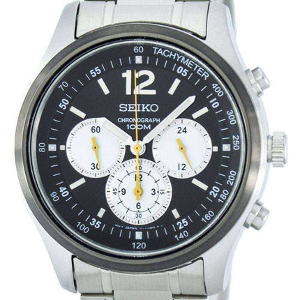 Orologio da uomo Seiko Chronograph Quartz Tachymeter SRW011 SRW011P1 SRW011P