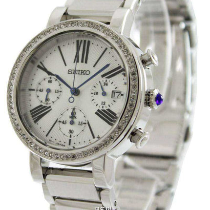 Orologio da donna Seiko Chronograph Cabochon Crown SRW013 SRW013P1 SRW013P