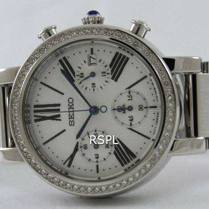 Orologio da donna Seiko Chronograph Cabochon Crown SRW013 SRW013P1 SRW013P