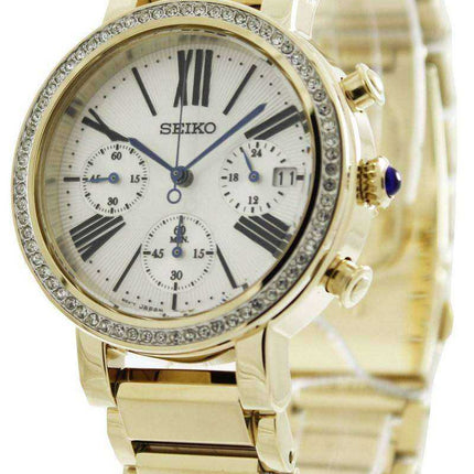Orologio da donna Seiko Chronograph Cabochon Crown SRW014 SRW014P1 SRW014P