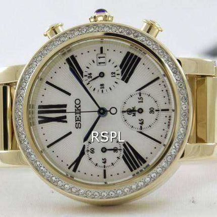 Orologio da donna Seiko Chronograph Cabochon Crown SRW014 SRW014P1 SRW014P