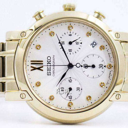 Seiko Chronograph Quartz Crystals SRW836 SRW836P1 SRW836P Orologio da donna