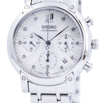Seiko Chronograph Quartz Crystals SRW837 SRW837P1 SRW837P Orologio da donna