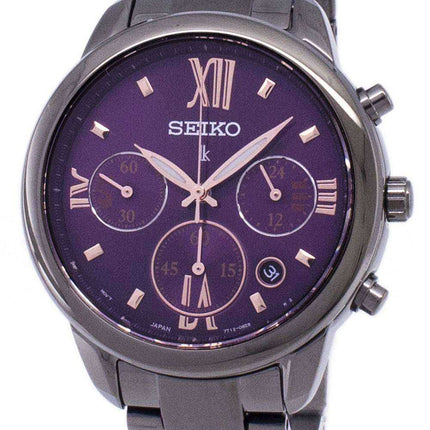 Seiko Lukia Chronograph Quartz SRWZ86 SRWZ86P1 SRWZ86P Orologio da donna
