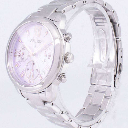 Seiko Lukia Chronograph Quartz SRWZ97 SRWZ97P1 SRWZ97P Orologio da donna