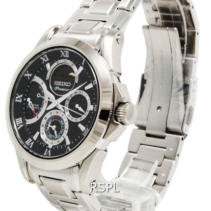 Orologio da uomo Seiko Kinetic Direct Drive Moon Phase SRX001 SRX001P1 SRX001P