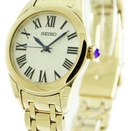 Orologio da donna Seiko Gold Tone Quartz SRZ384P