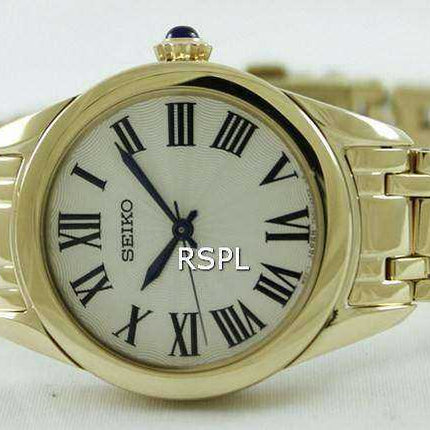 Orologio da donna Seiko Gold Tone Quartz SRZ384P