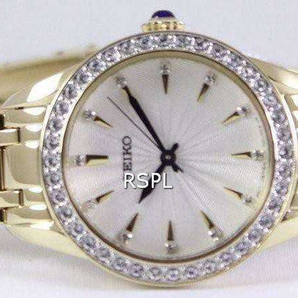 Seiko Quartz Swarovski Crystals SRZ386 SRZ386P1 SRZ386P Orologio da donna