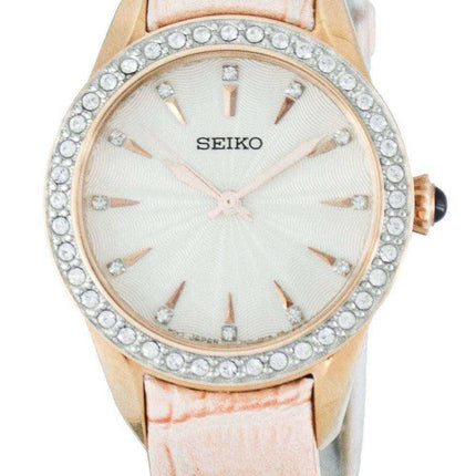 Seiko Quartz Swarovski Crystals SRZ388 SRZ388P1 SRZ388P Orologio da donna