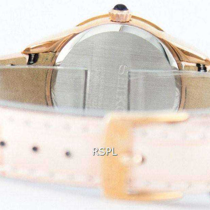Seiko Quartz Swarovski Crystals SRZ388 SRZ388P1 SRZ388P Orologio da donna