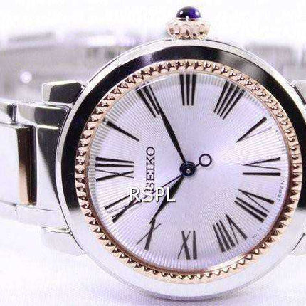 Orologio da donna con quadrante romano al quarzo Seiko SRZ448 SRZ448P1 SRZ448P