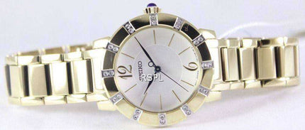 Seiko Quartz Swarovski Crystal Gold Plated SRZ454P1 SRZ454P Orologio da donna