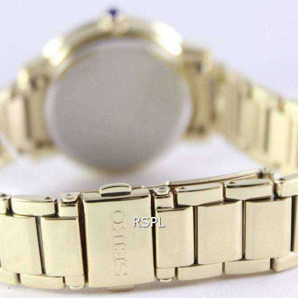 Seiko Quartz Swarovski Crystal Gold Plated SRZ454P1 SRZ454P Orologio da donna