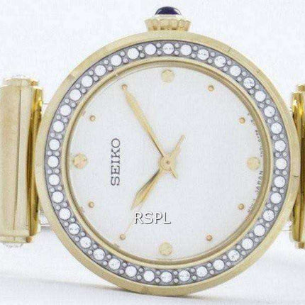 Seiko Quartz 44 Swarovski Crystals SRZ468 SRZ468P1 SRZ468P Orologio da donna