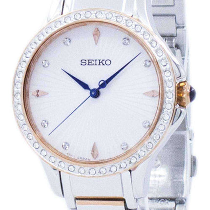 Seiko Quartz Diamond Accent SRZ486 SRZ486P1 SRZ486P Orologio da donna