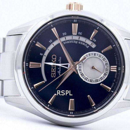 Seiko Presage Automatic Power Reserve Giappone Made SSA309 SSA309J1 SSA309J Orologio da uomo