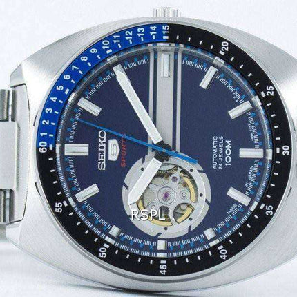 Orologio da uomo aperto Seiko 5 sport automatico 24 rubini con cuore aperto Giappone Orologio SSA327 SSA327J1 SSA327J fatto da u