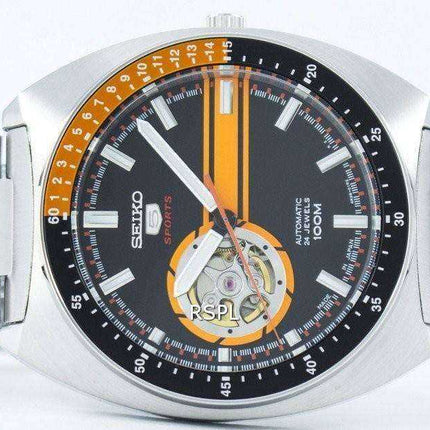 Orologio da uomo aperto Seiko 5 sport automatico 24 rubini con cuore aperto Giappone Orologio SSA331 SSA331J1 SSA331J fabbricato