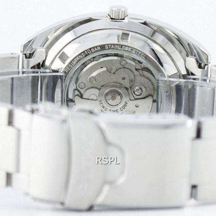 Orologio da uomo automatico Seiko 5 da 24 pollici con quadrante a cuore aperto SSA331 SSA331K1 SSA331K