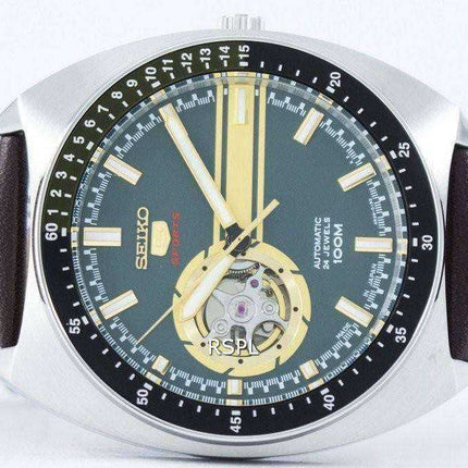 Orologio da uomo aperto Seiko 5 sport automatico 24 rubini con cuore aperto Giappone Orologio SSA333 SSA333J1 SSA333J fatto da S