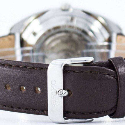 Orologio da uomo automatico Seiko 5 da 24 rubini con quadrante a cuore aperto SSA333 SSA333K1 SSA333K