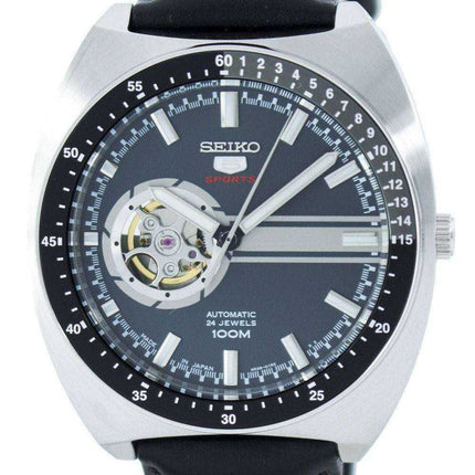 Orologio da uomo aperto Seiko 5 sport automatico 24 rubini con cuore aperto Giappone Orologio da uomo SSA335 SSA335J1 SSA335J re