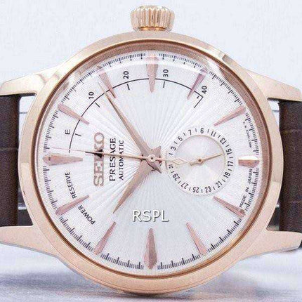 Seiko Presage Automatic Power Reserve Giappone Made SSA346 SSA346J1 SSA346J Orologio da uomo