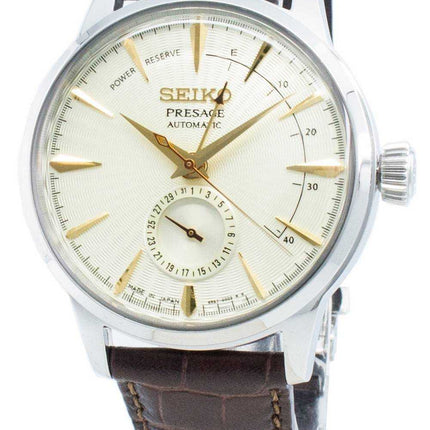 Orologio da uomo Seiko Presage Automatic SSA387J1 Power Reserve realizzato in Giappone