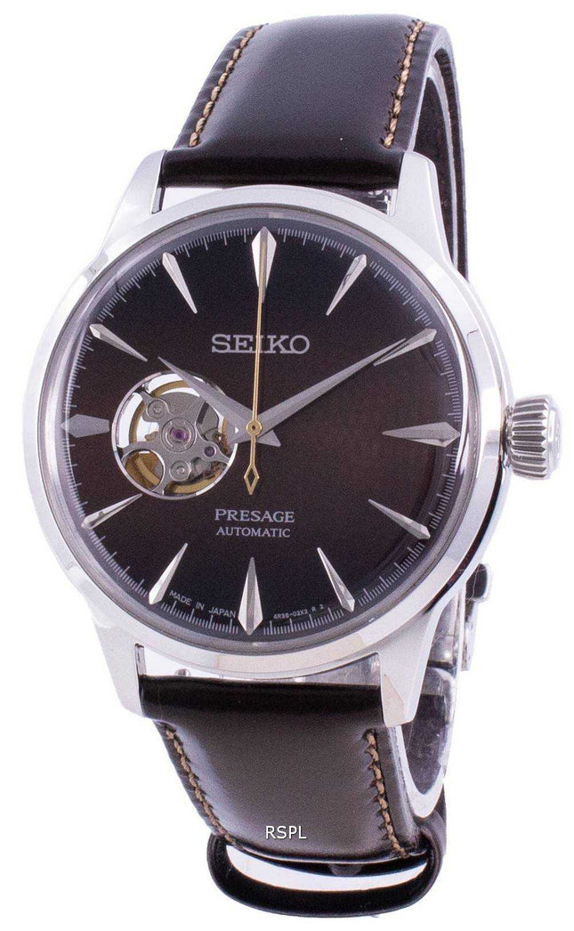 Seiko Presage Automatic Cocktail Time Stinger SSA407 SSA407J1 SSA407J Orologio da uomo giapponese a cuore aperto