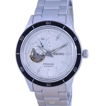 Seiko Presage Style 60&#39;s Open Heart Cream Dial Automatic SSA423 SSA423J1 SSA423J Orologio da uomo
