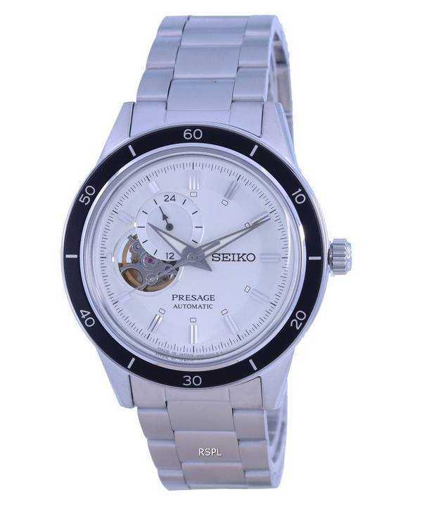 Seiko Presage Style 60&#39;s Open Heart Cream Dial Automatic SSA423 SSA423J1 SSA423J Orologio da uomo