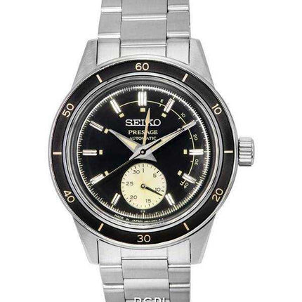 Orologio da uomo Seiko Presage Style60s quadrante nero automatico SSA449 SSA449J1 SSA449J