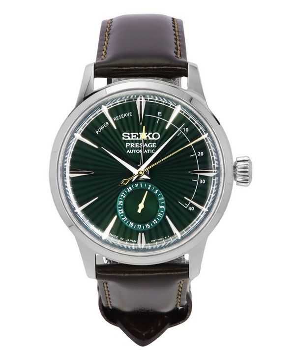 Orologio da uomo automatico SSA459J1 con quadrante verde Seiko Presage Cocktail Time Midnight Mockingbird